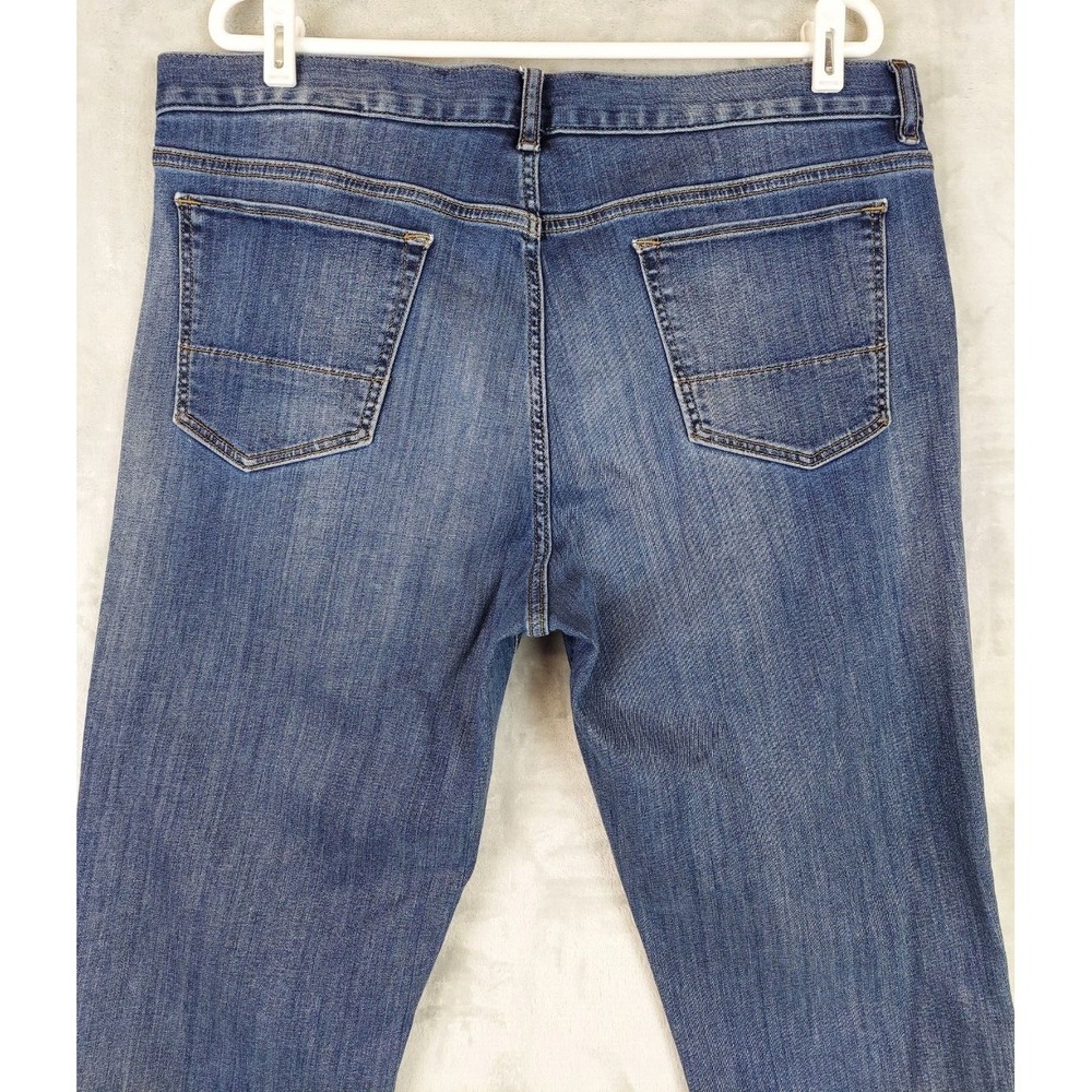 Banana Republic Traveler Slim Fit Jeans Mens 37x31 Blue Flex Stretch Medium Wash - Picture 4 of 6